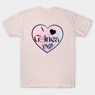 I Heart Guinea Pigs T-Shirt